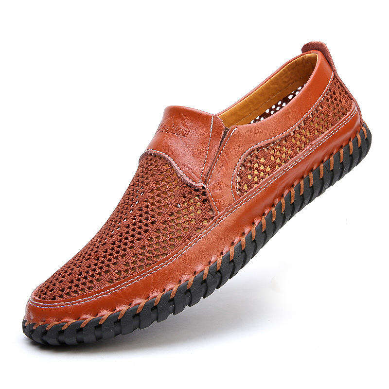 Men's Breathable Quick Drying Mesh Comfy Casual Slip on Loafers Water Shoes