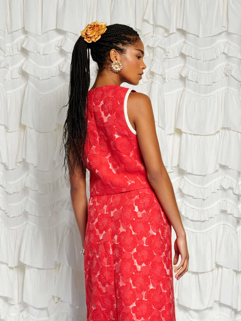 <b>DREAM</b> Maria Jacquard Vest Top