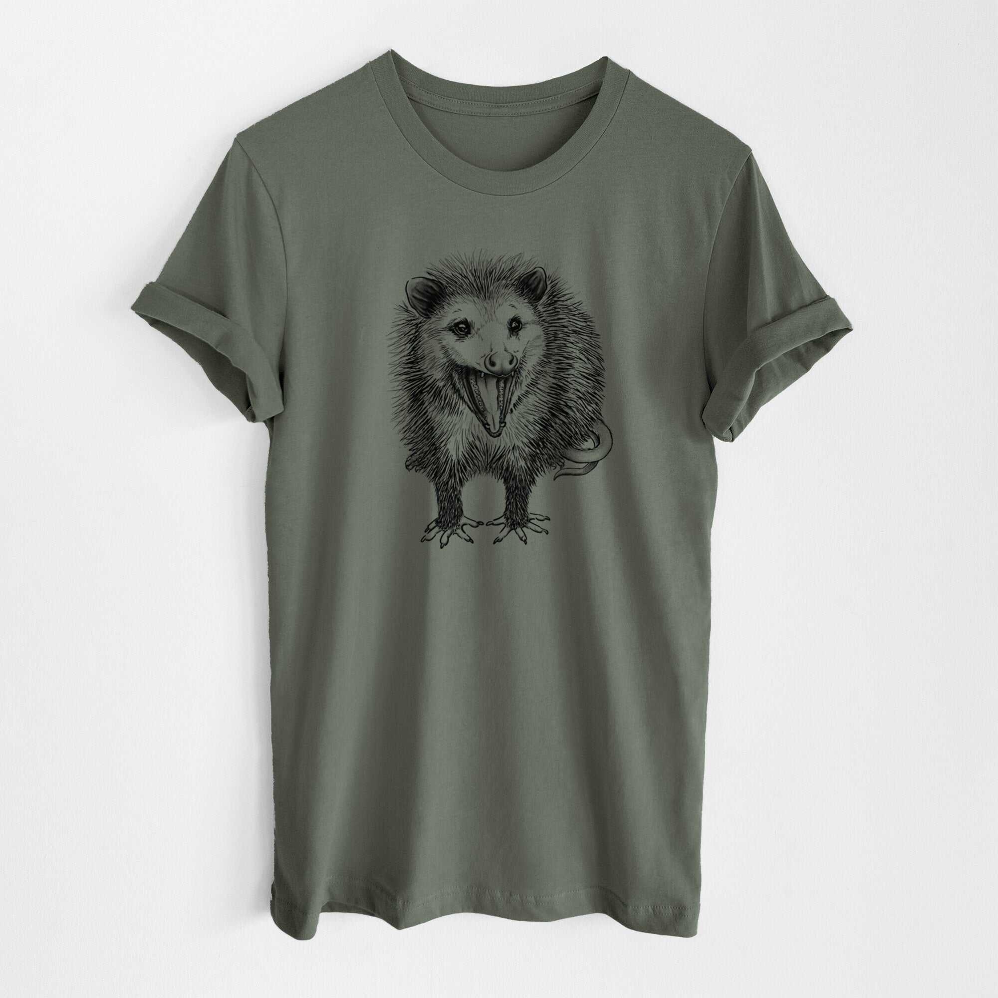 Hissing Opossum - Didelphidae - Lightweight 100% Cotton Unisex Crewneck