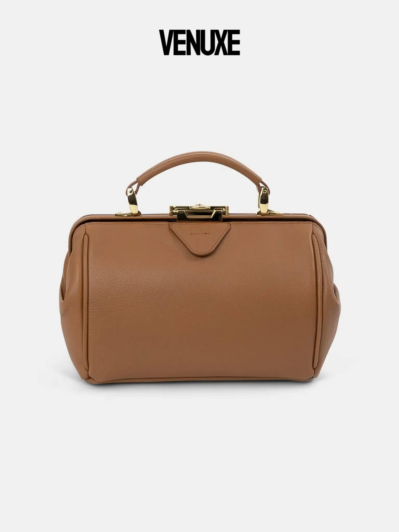 The Sophie -  Havana Brown Calf Grain