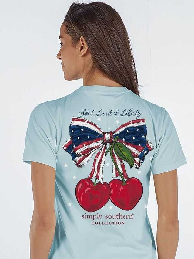 Simply Southern Sweet Land of Liberty Tee FINAL SALE