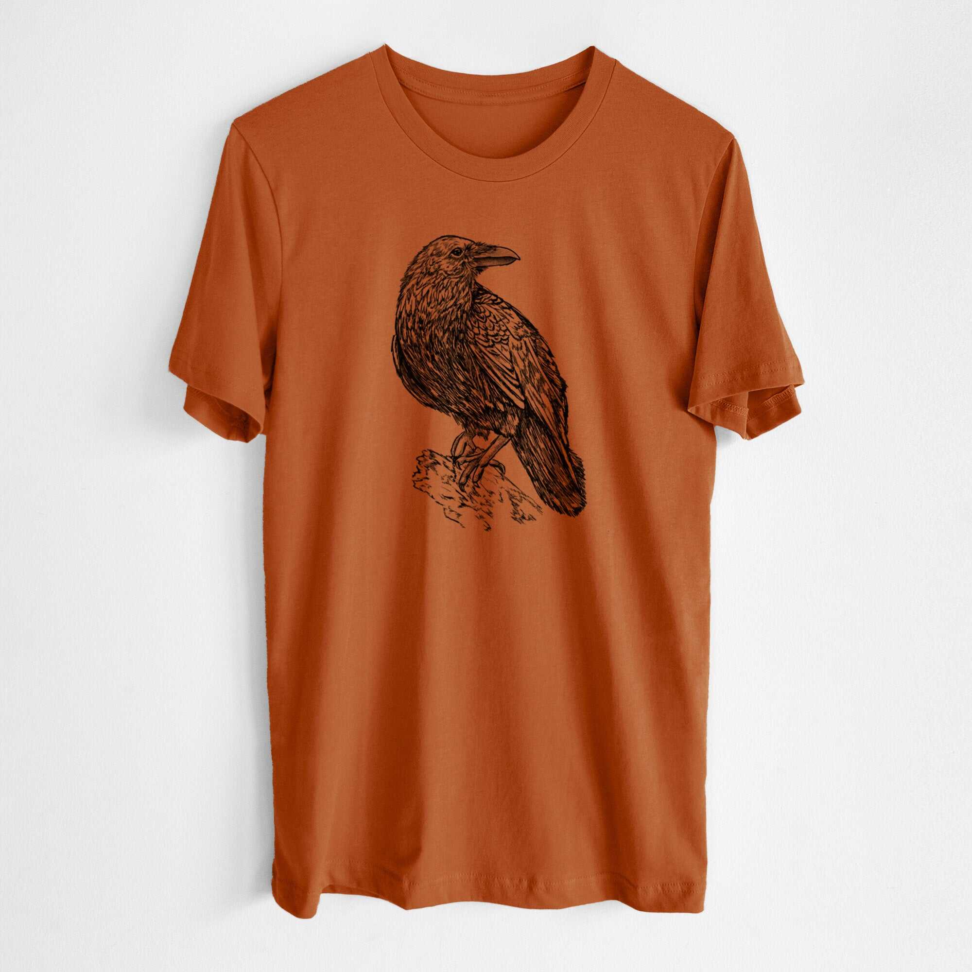 Corvus corax - Common Raven - Lightweight 100% Cotton Unisex Crewneck