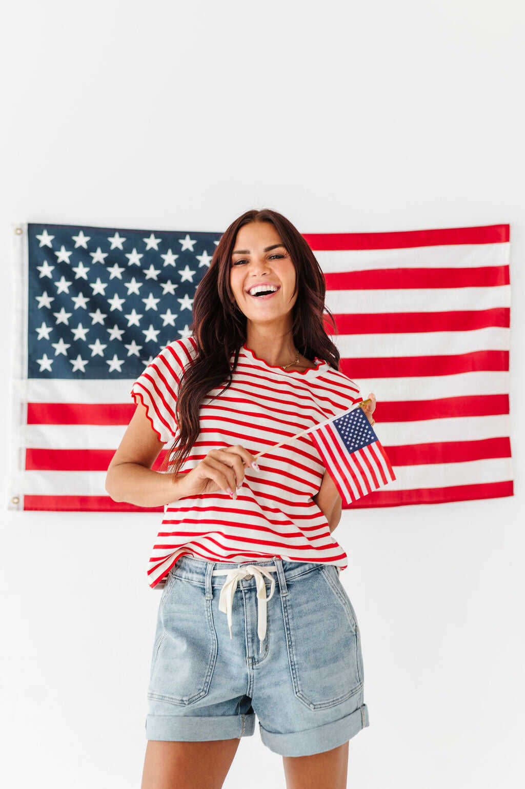 Lincoln Striped Top - Size 3XL Left