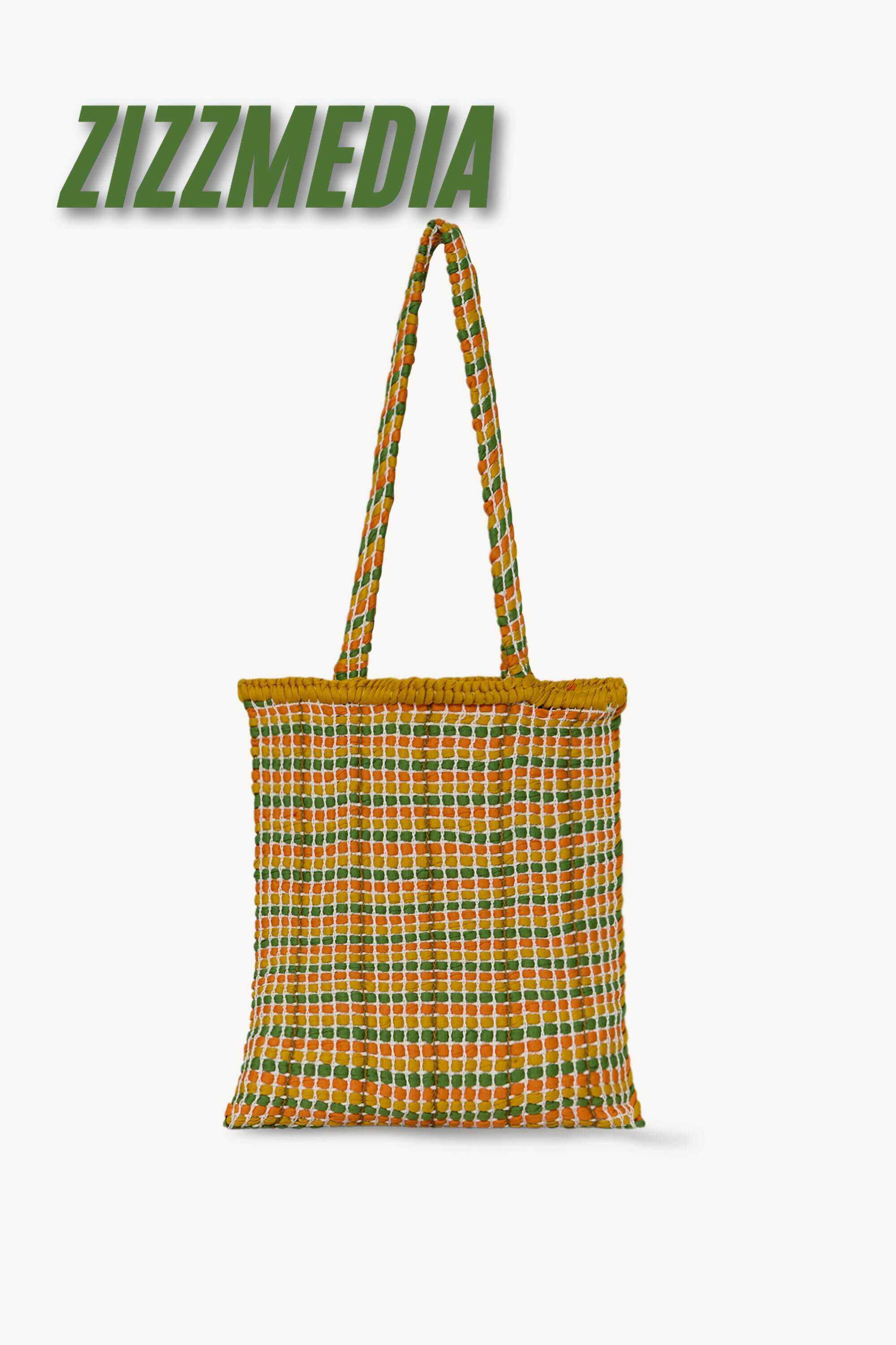 Haley Woven Tote Bag in Viscose