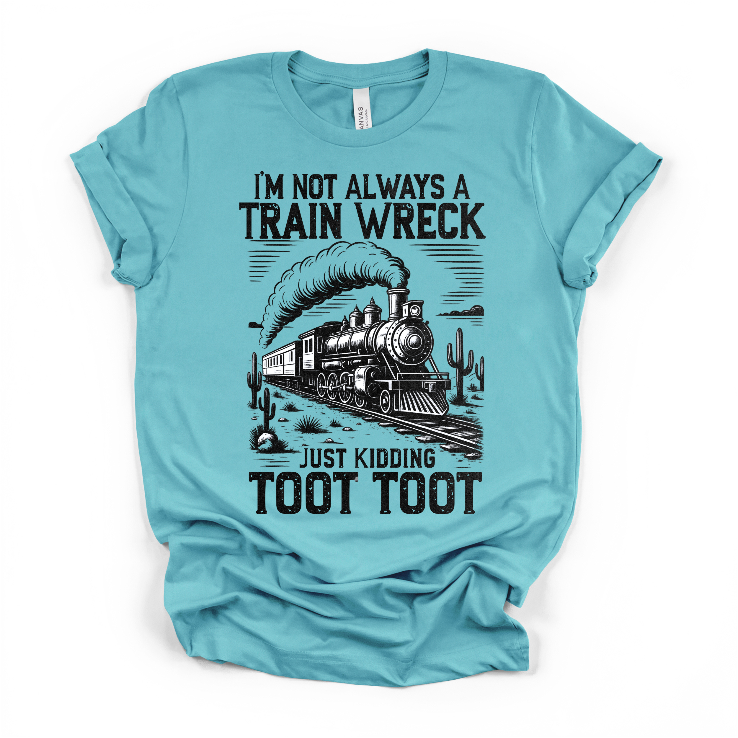 Im Not Always A Train Wreck Women's Humor T Shirt