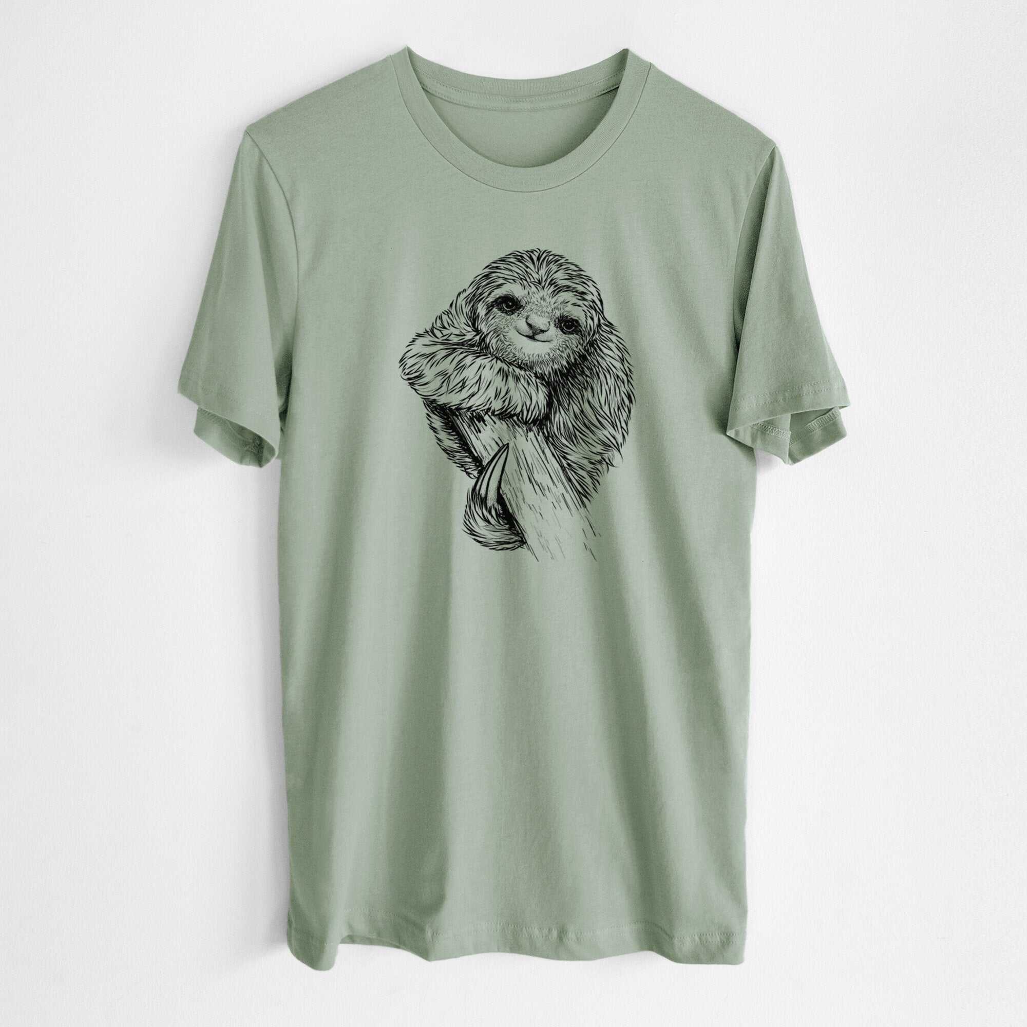 Pygmy Three-toed Sloth - Bradypus pygmaeus - Lightweight 100% Cotton Unisex Crewneck