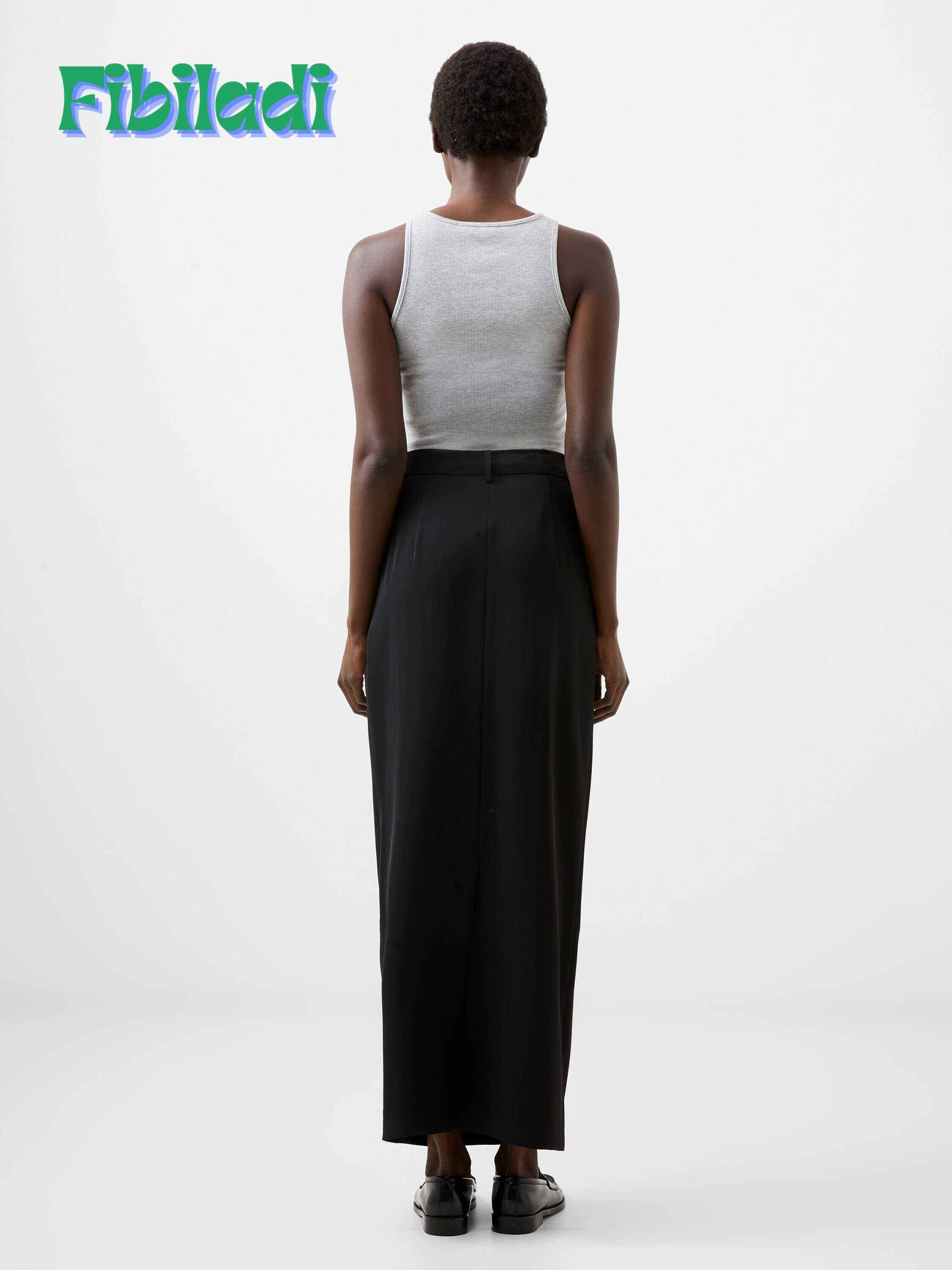 Harrie Suiting Midaxi Skirt