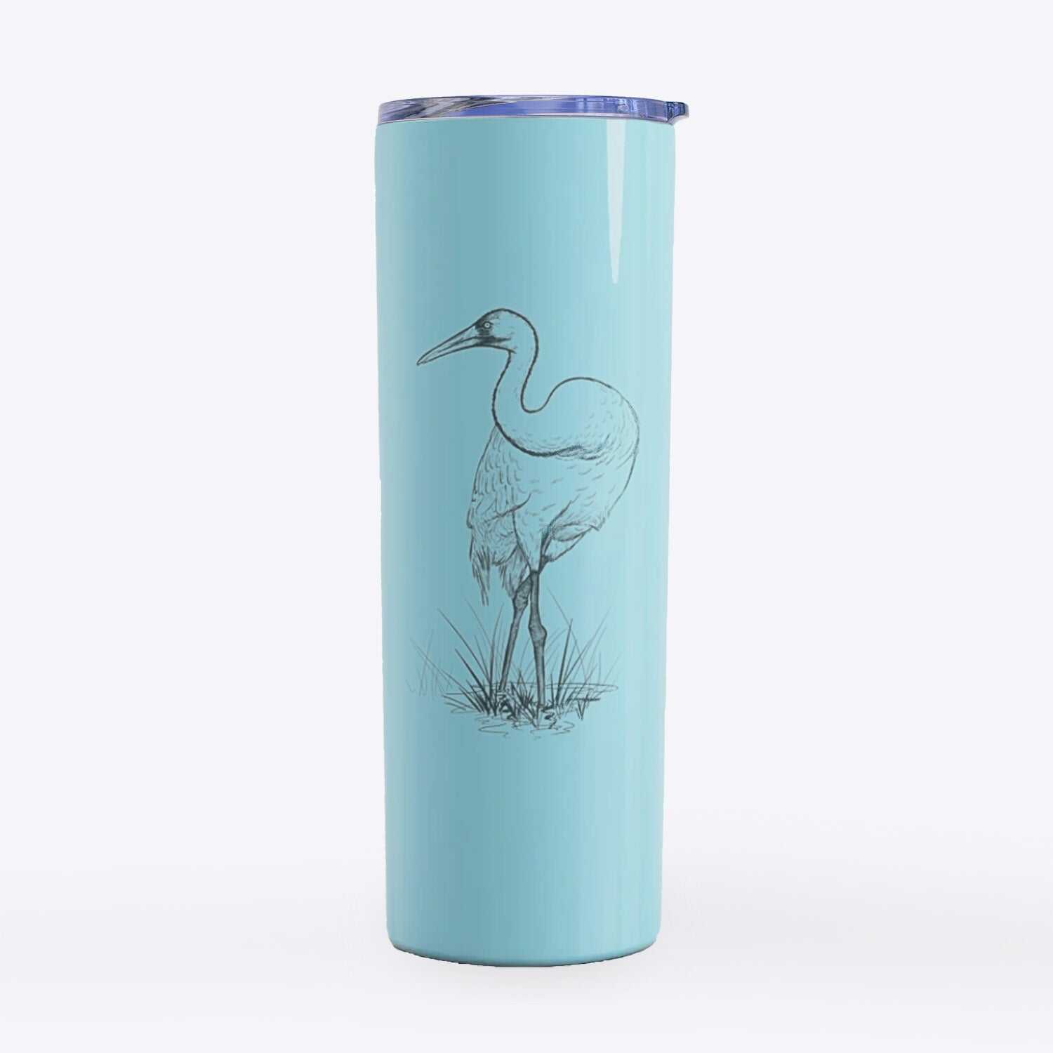Whooping Crane - Grus americana - 20oz Skinny Tumbler