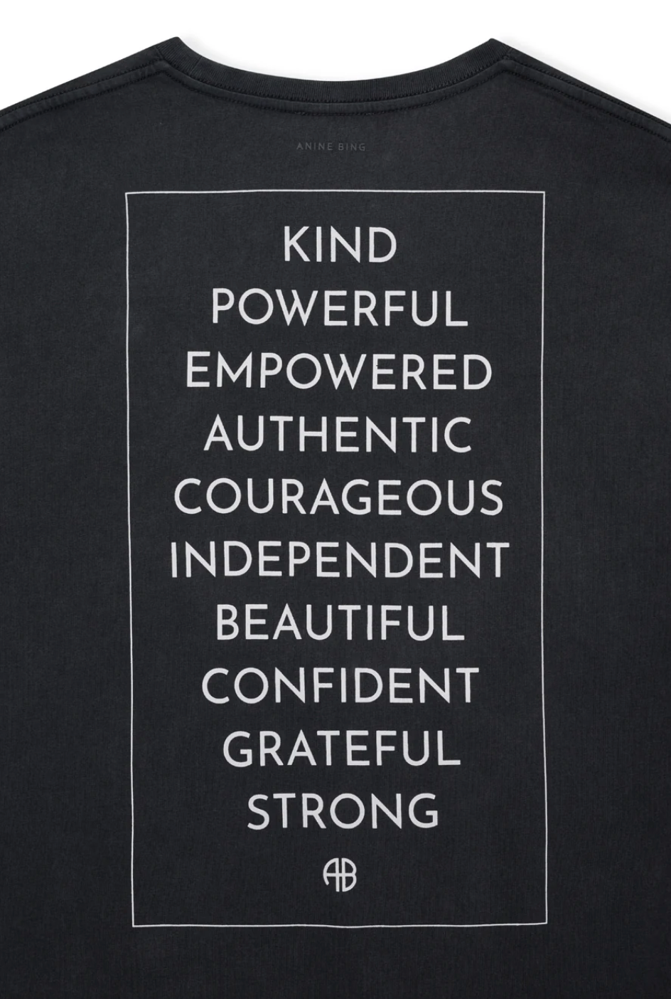 Studyvn Rudy Tee Empowerment in Washed Black