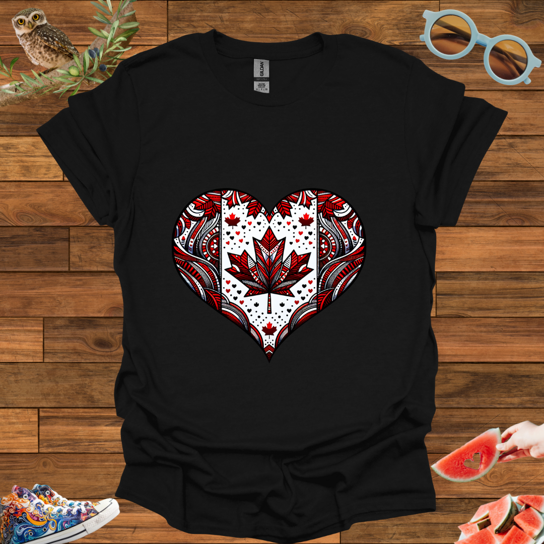 ZCKBDCanada Heart T-Shirt