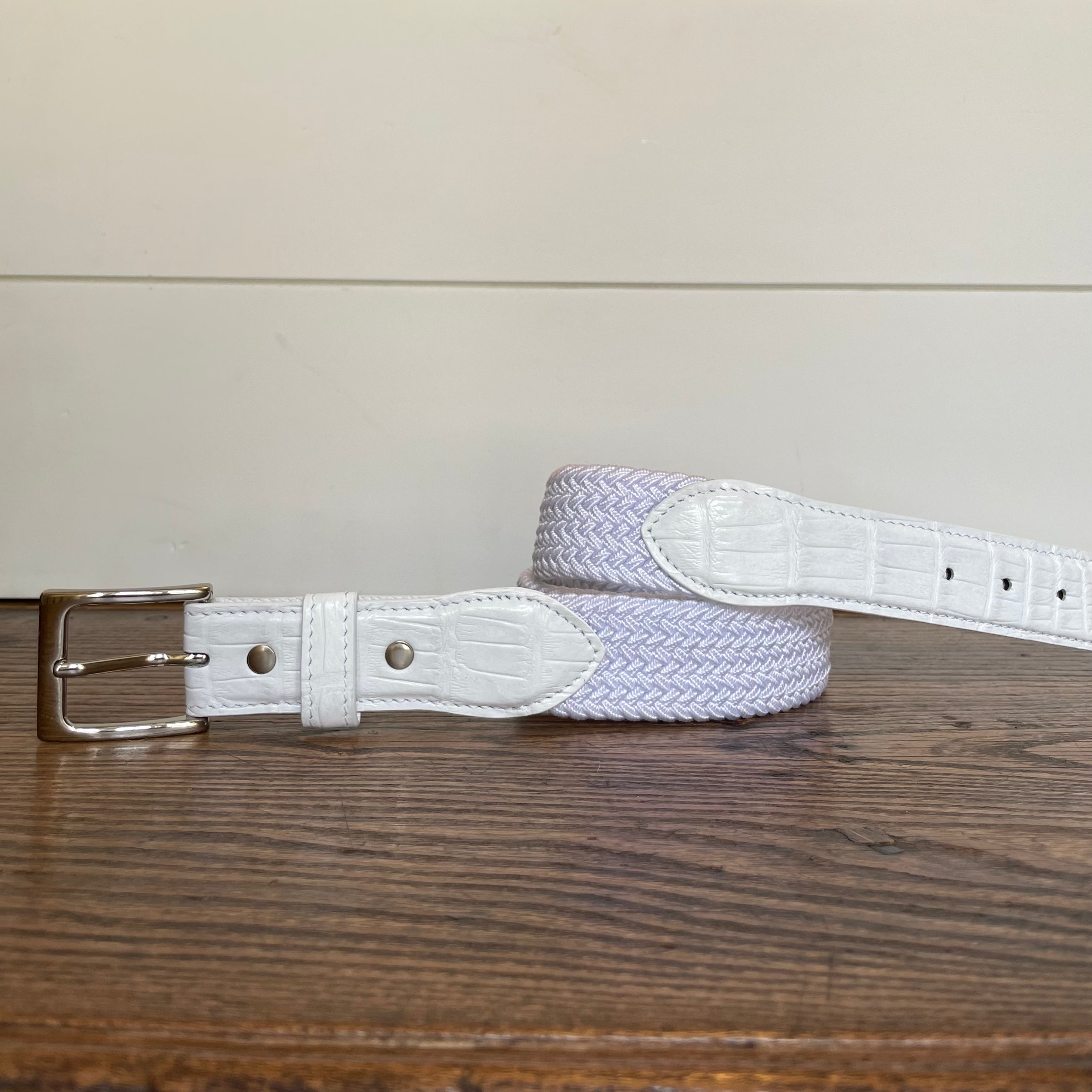 The Stretch Belt, White