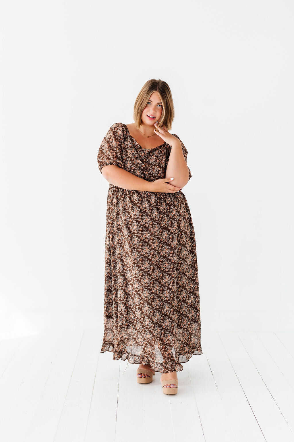 Larissa Floral Dress - Size Small, 2X, & 3X Left