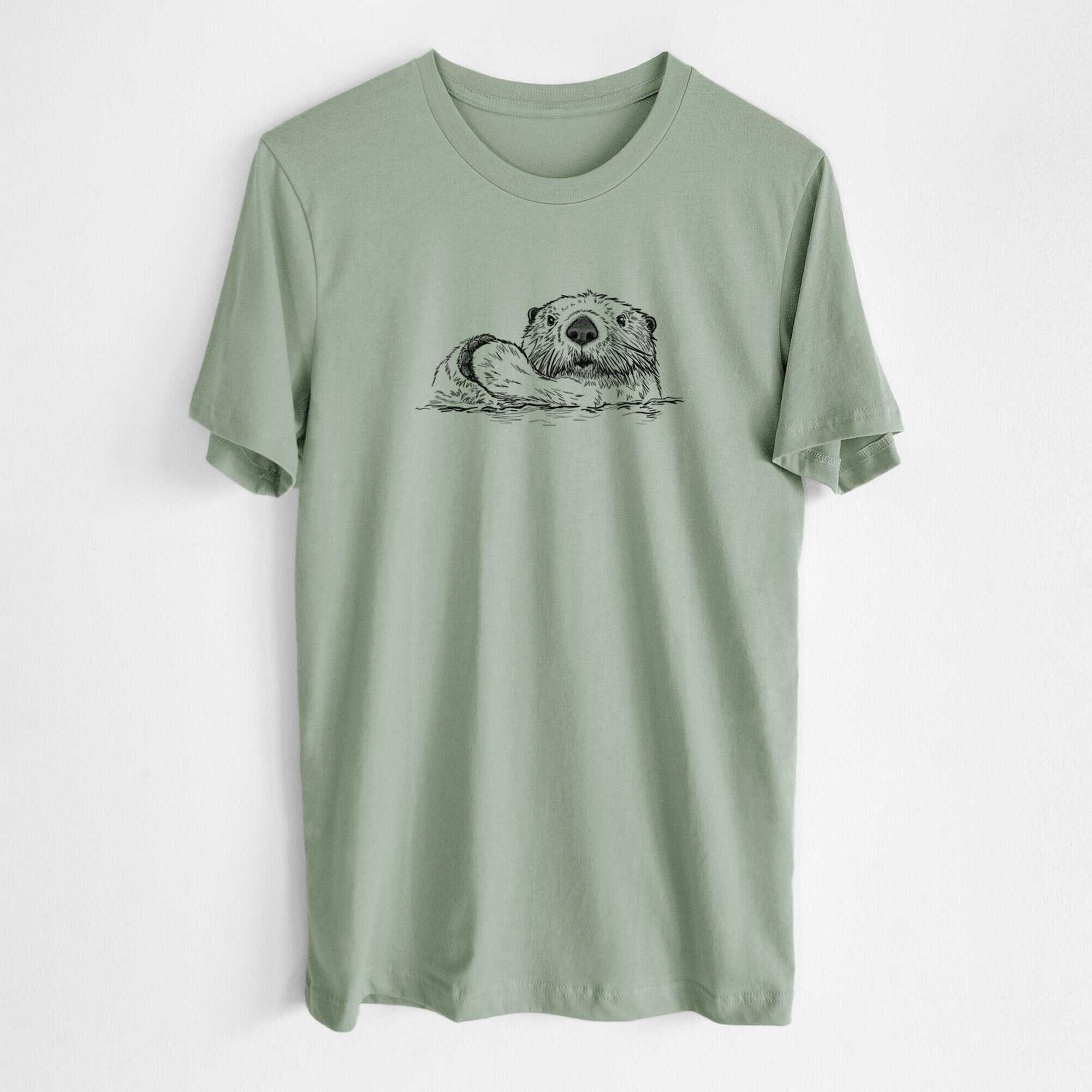 Northern Sea Otter - Enhydra lutris kenyoni - Lightweight 100% Cotton Unisex Crewneck