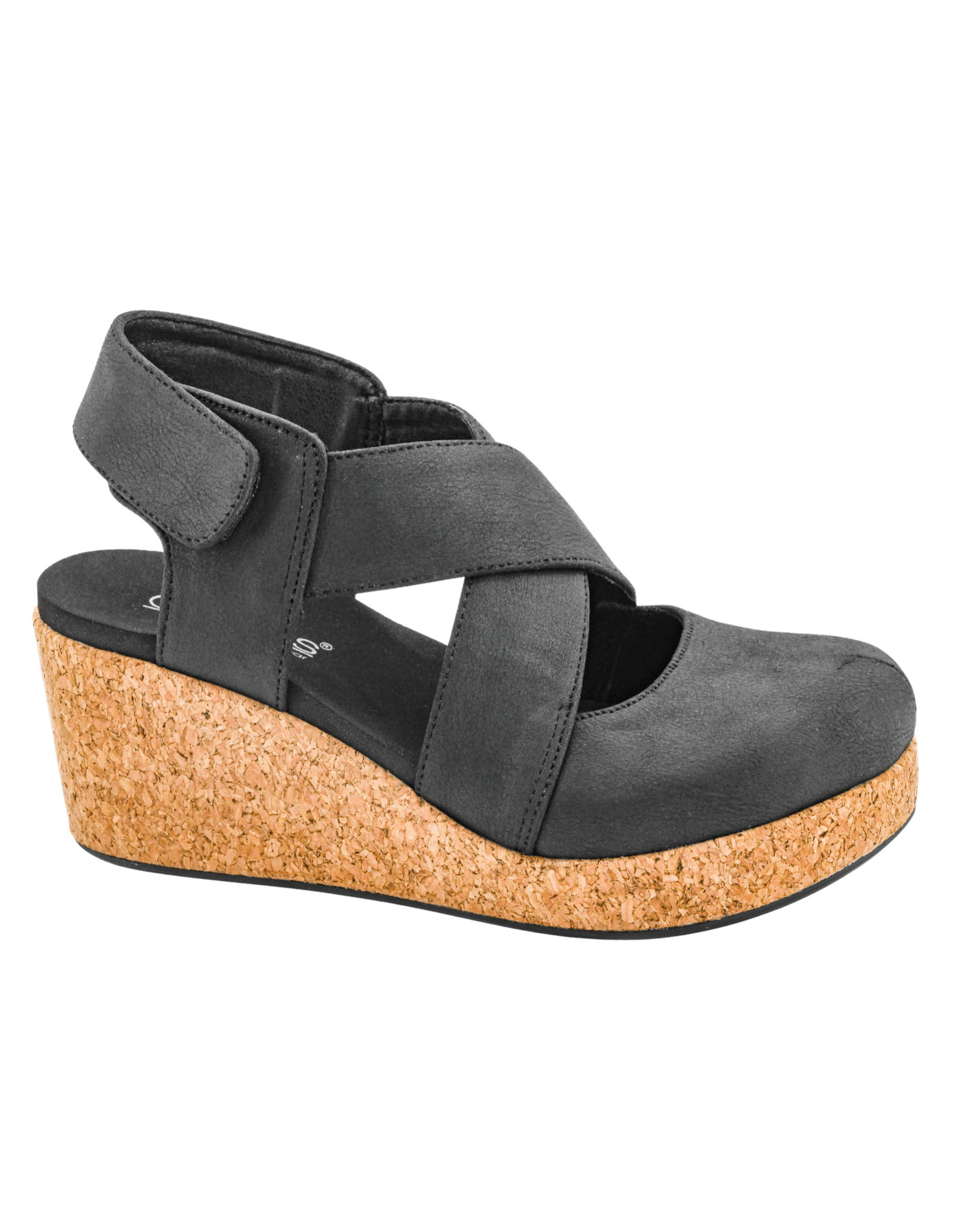 Corkys Footwear Case Closed Wedge Sandal - Black