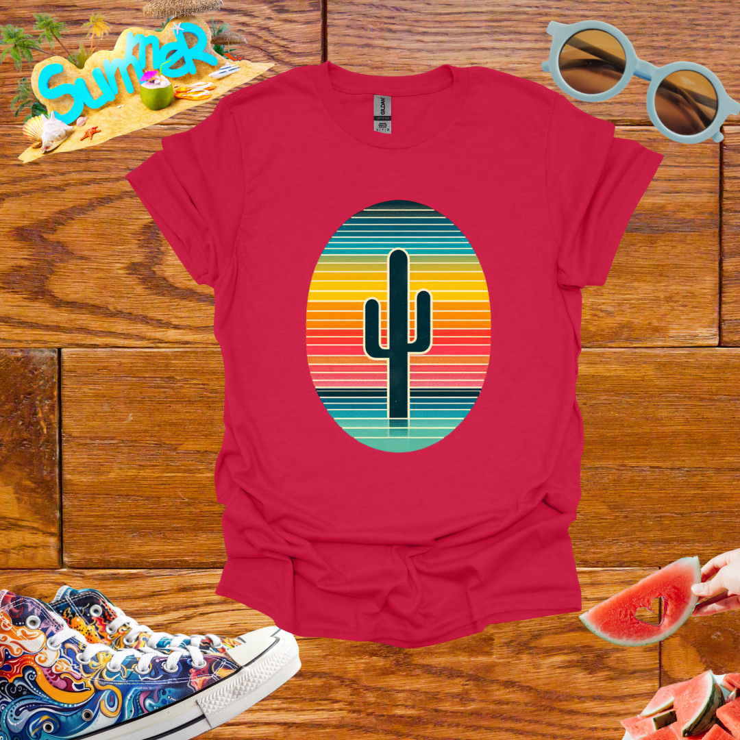 ZCKBDColorful Cactus T-Shirt