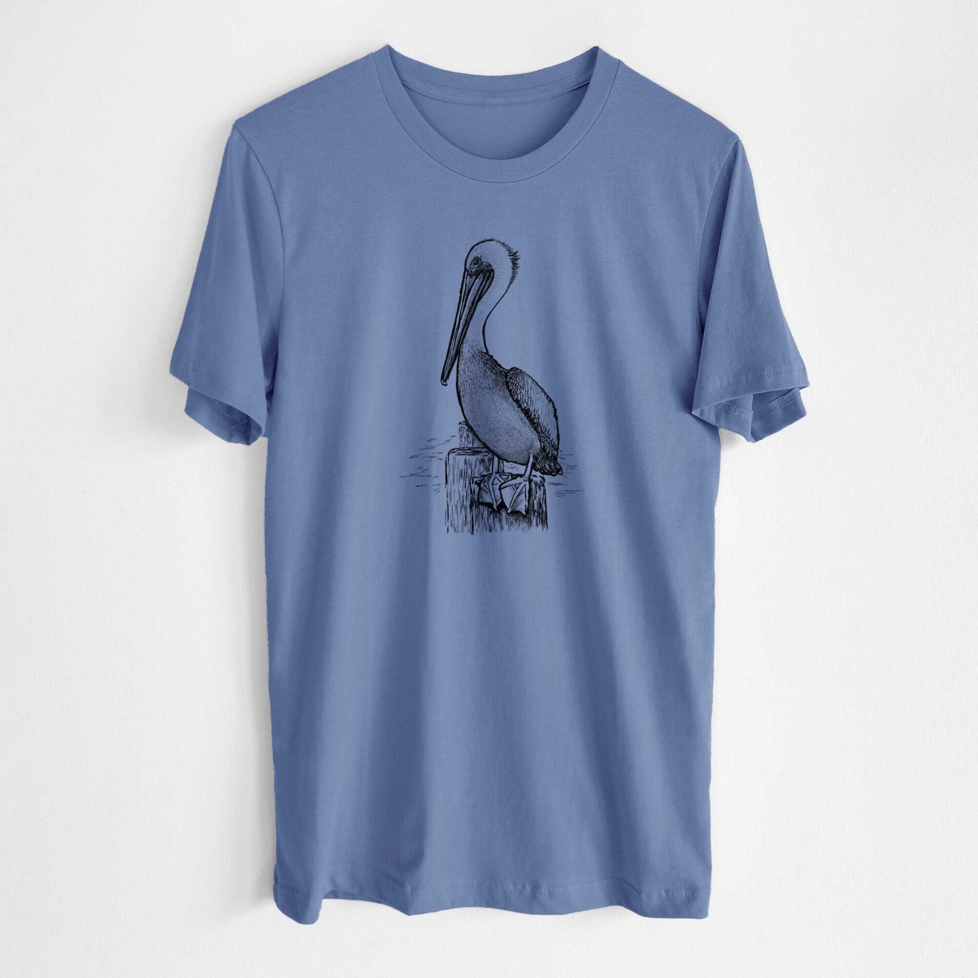 Pelecanus occidentalis - Brown Pelican - Lightweight 100% Cotton Unisex Crewneck