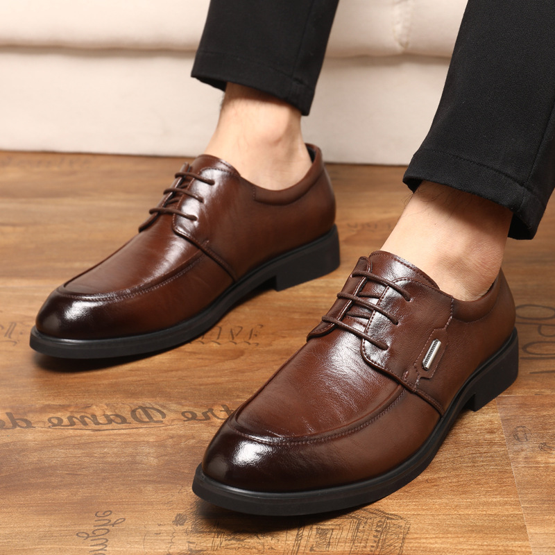 🔥HOT SALE-Men's Genuine Leather Shoes 2023 Winter New Business Formal Shoes Fashion Casual Shoes