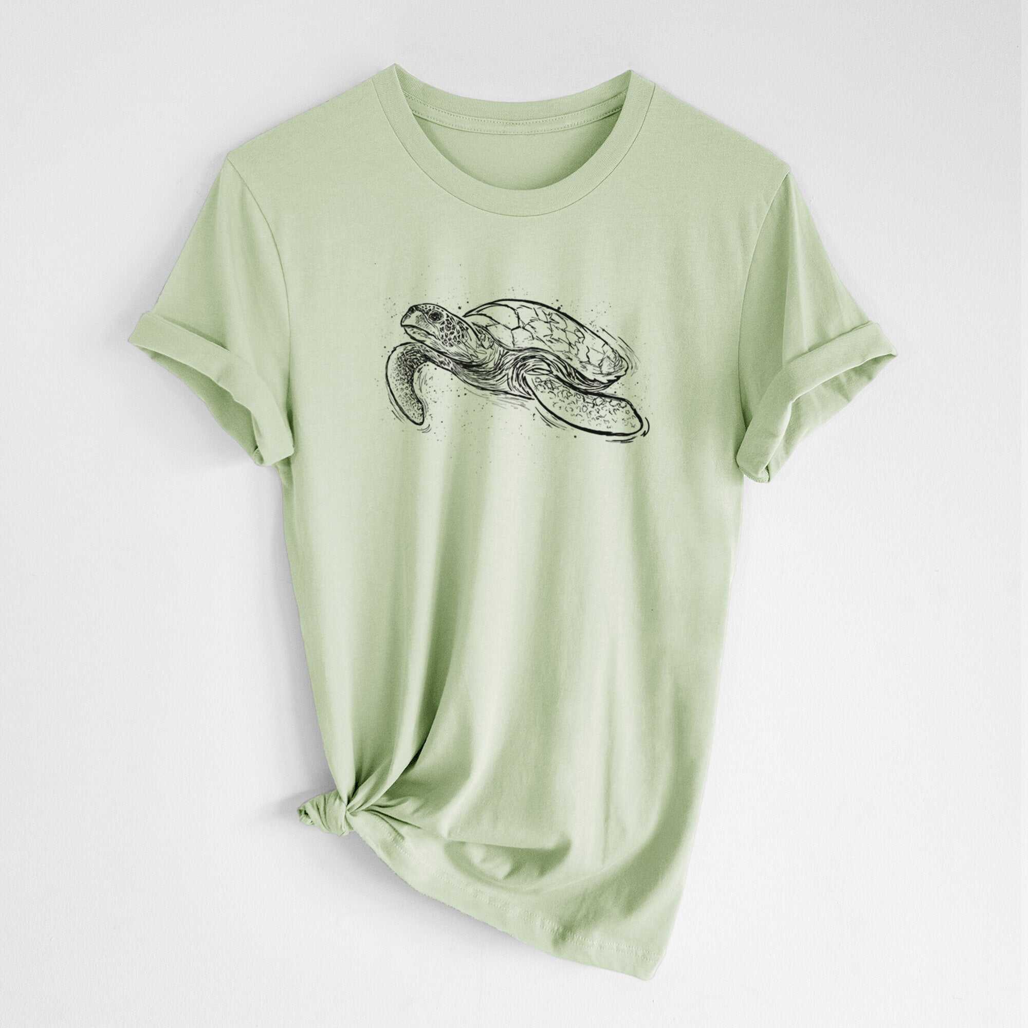 Hawksbill Sea Turtle - Eretmochelys imbricata - Lightweight 100% Cotton Unisex Crewneck
