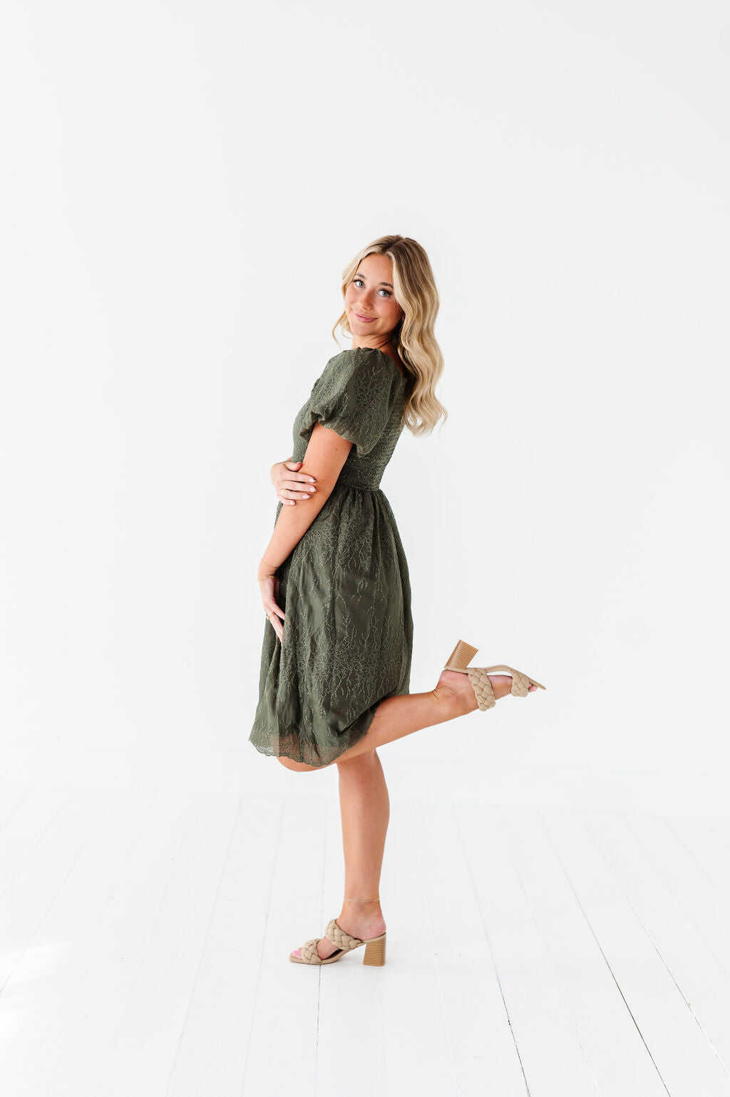 Blythe Embroidered Dress - Size 1XL, 2XL, & 3XL Left