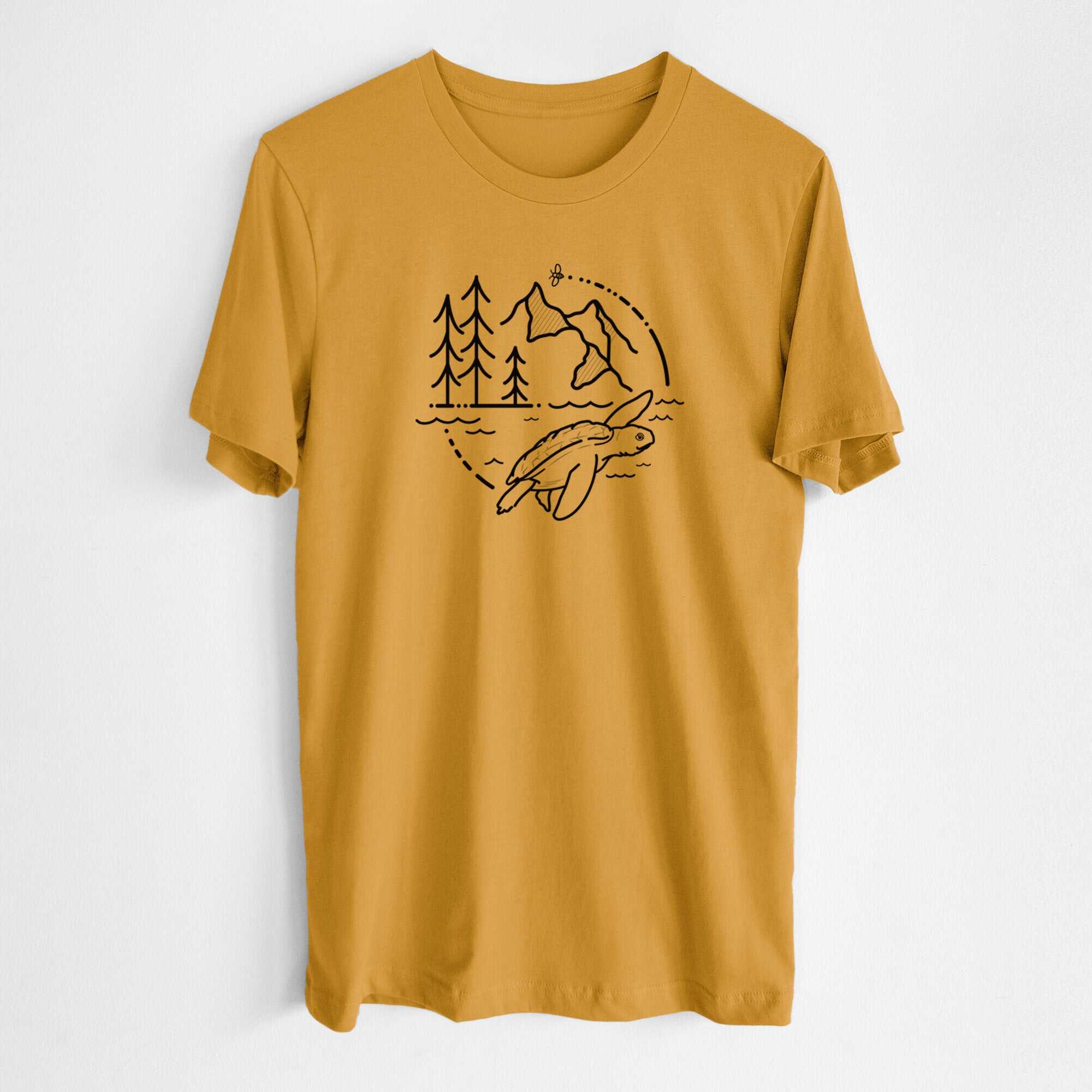 It's All Connected - Kemps Ridley Turtle - Lightweight 100% Cotton Unisex Crewneck