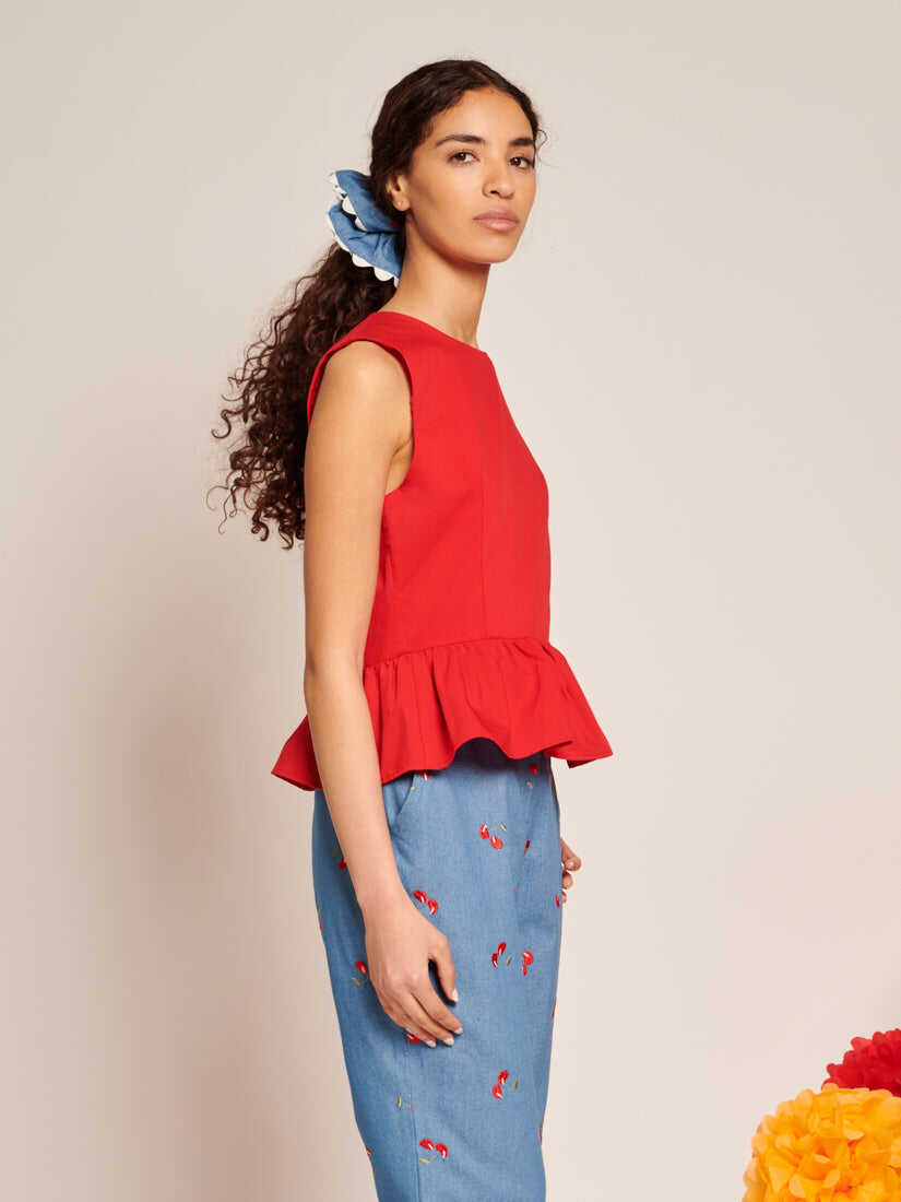 Carmen Open Back Top