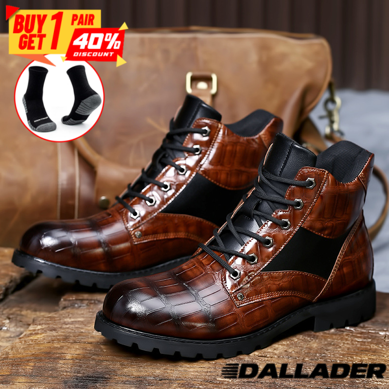 Men's Genuine Leather Comfortable Handmade Dress Boots