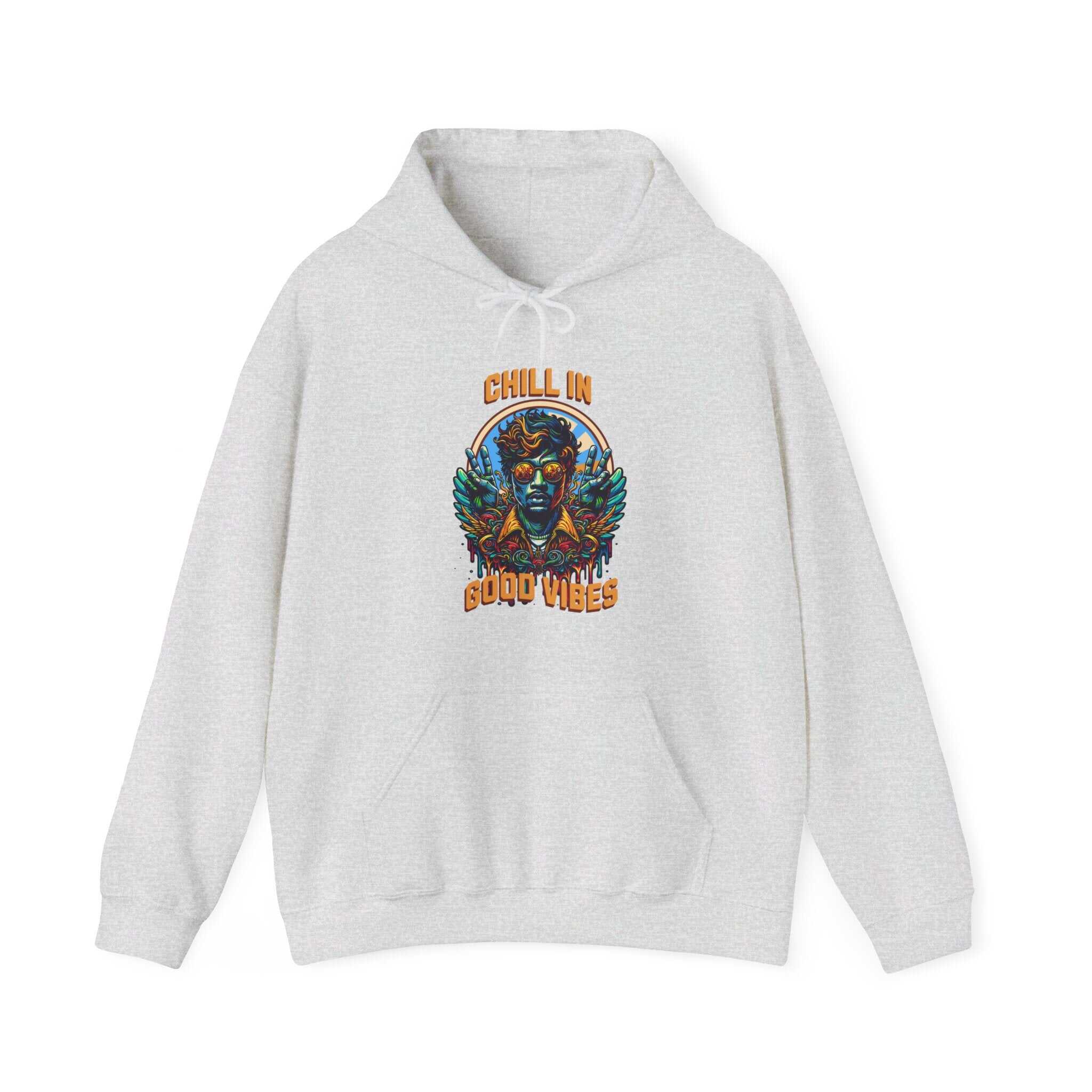 ZCKBDChill in good Vibes. Unisex Heavy Blend™ Hooded Sweatshirt