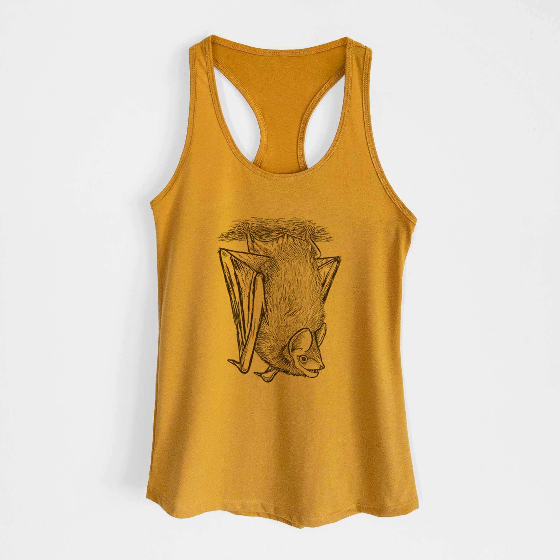 Eptesicus fuscus - Big Brown Bat - Women's Racerback Tanktop