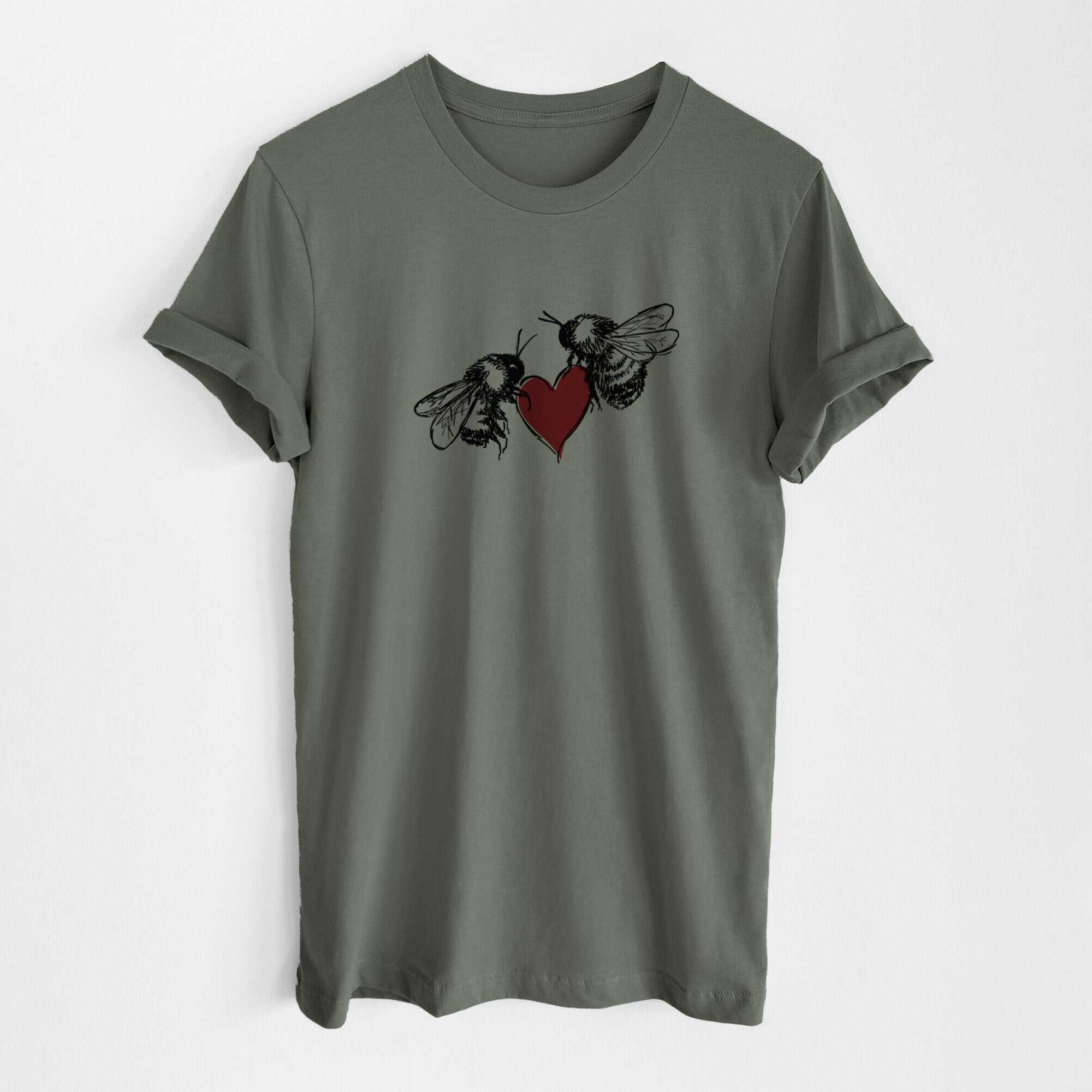 Love Bees - Lightweight 100% Cotton Unisex Crewneck