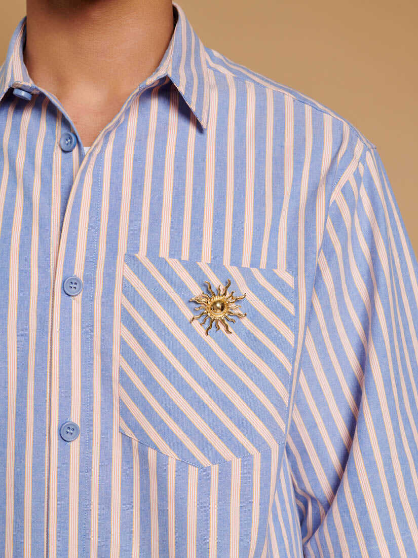 Verano Boxy Striped Shirt