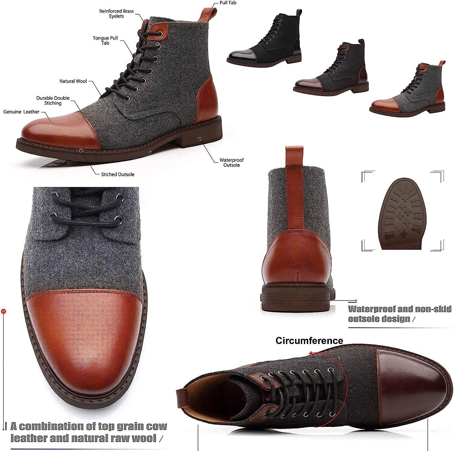 Men's Leather Boots Limited Edition