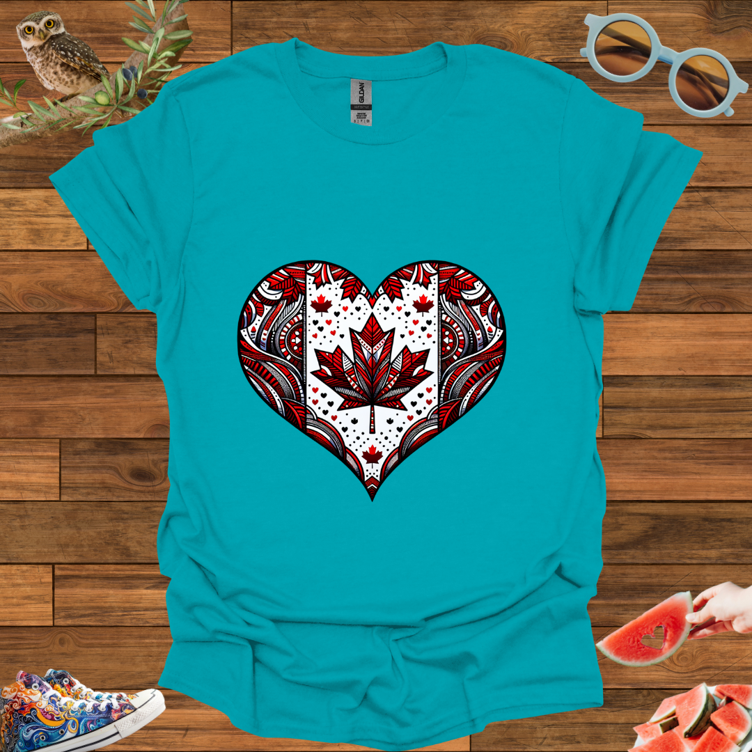 ZCKBDCanada Heart T-Shirt