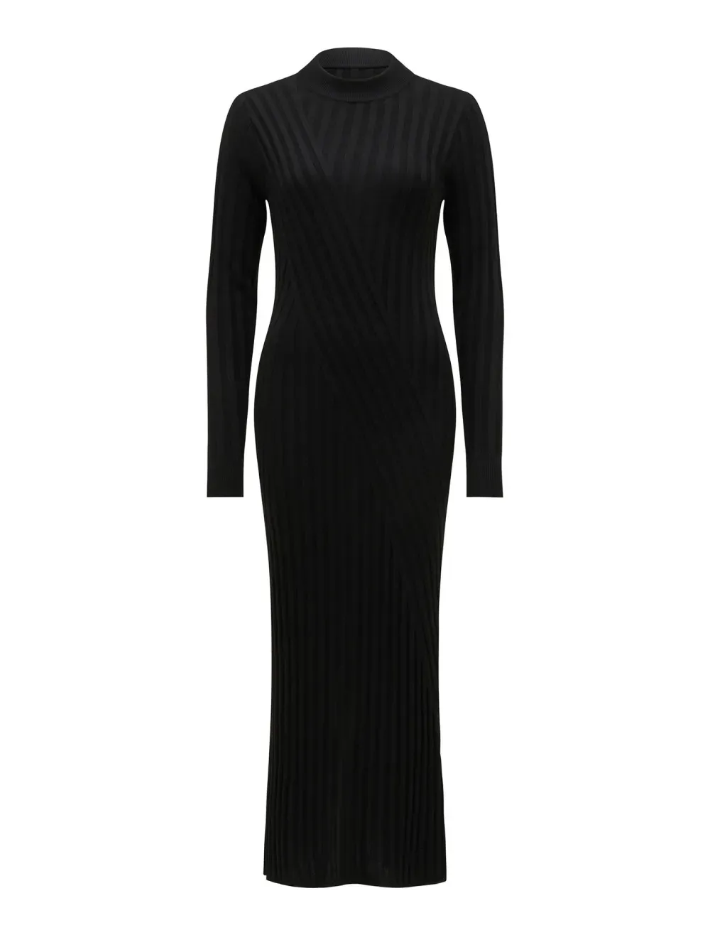 Rib Transfer Midi Dress
