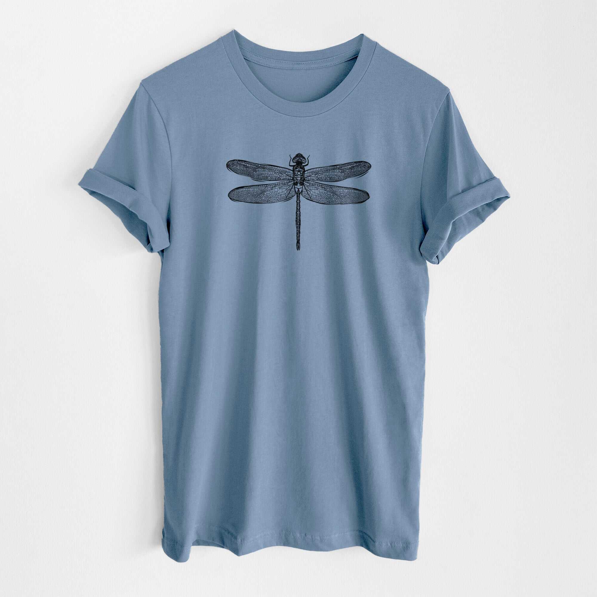 Anax Junius - Green Darner Dragonfly - Lightweight 100% Cotton Unisex Crewneck