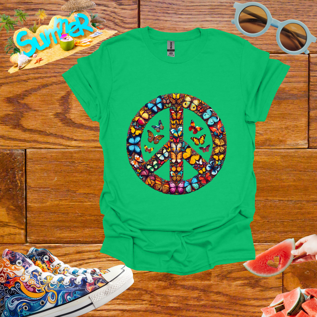 ZCKBDButterfly Peace T-Shirt