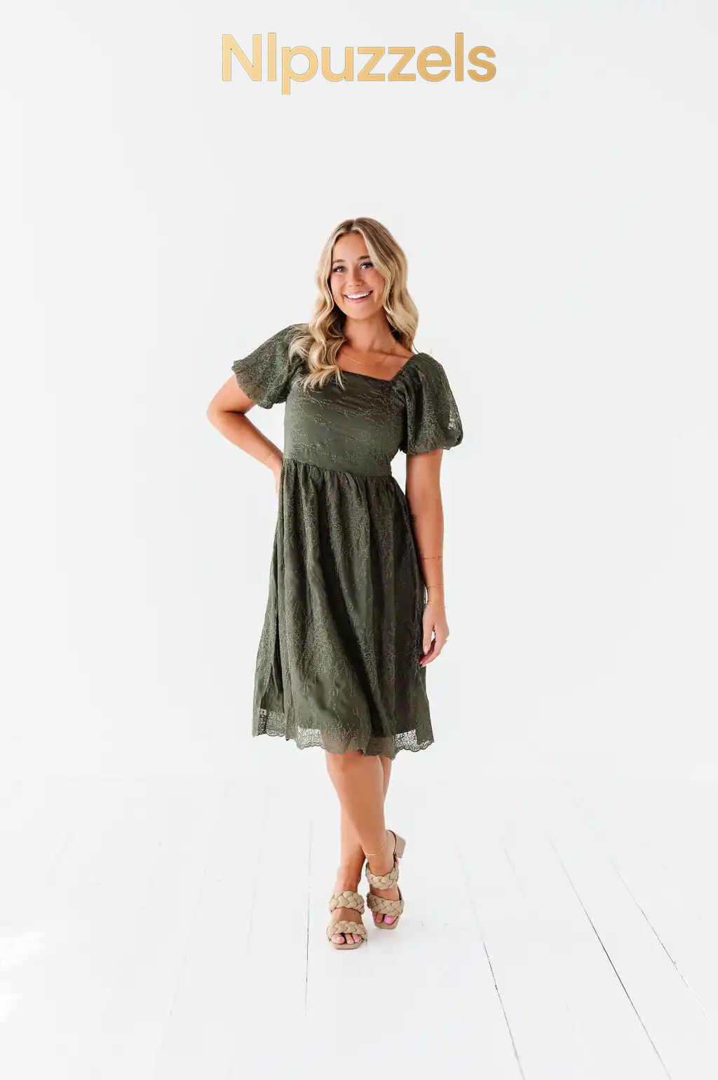 Blythe Embroidered Dress - Size 1XL, 2XL, & 3XL Left