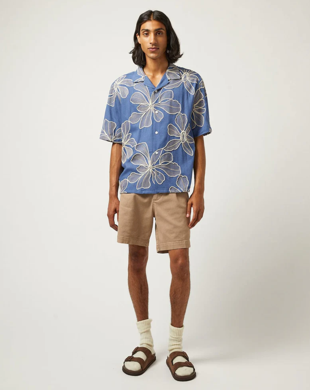 Corridor Applique Hawaiian SS Camp Shirt