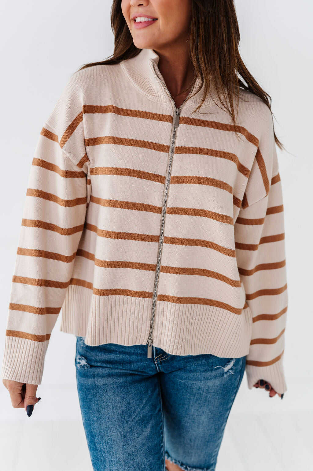 Sedona Zip Up Sweater - Size Small, Large, & XL Left