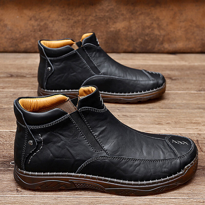 (⏰)Men's Outdoor Casual Handmade Cowhide Boots