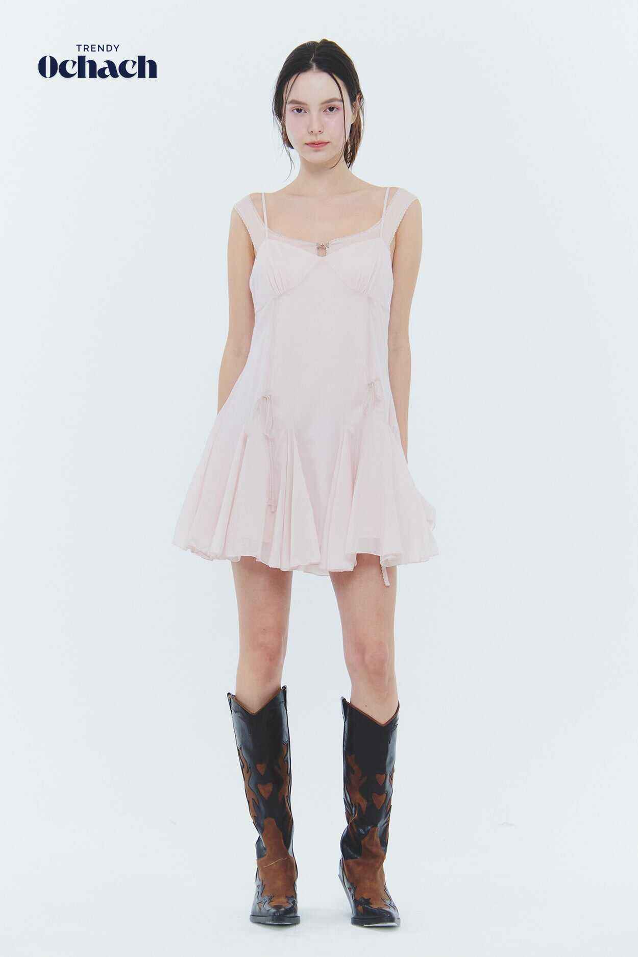 PAIN OR PLEASURE ARIEL LACE DRESS PINK