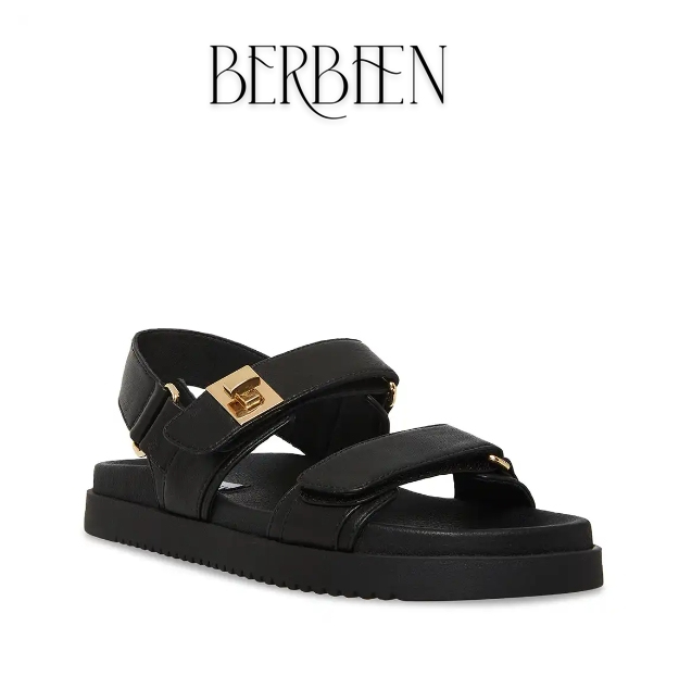 Mona Sandal BLACK LEATHER