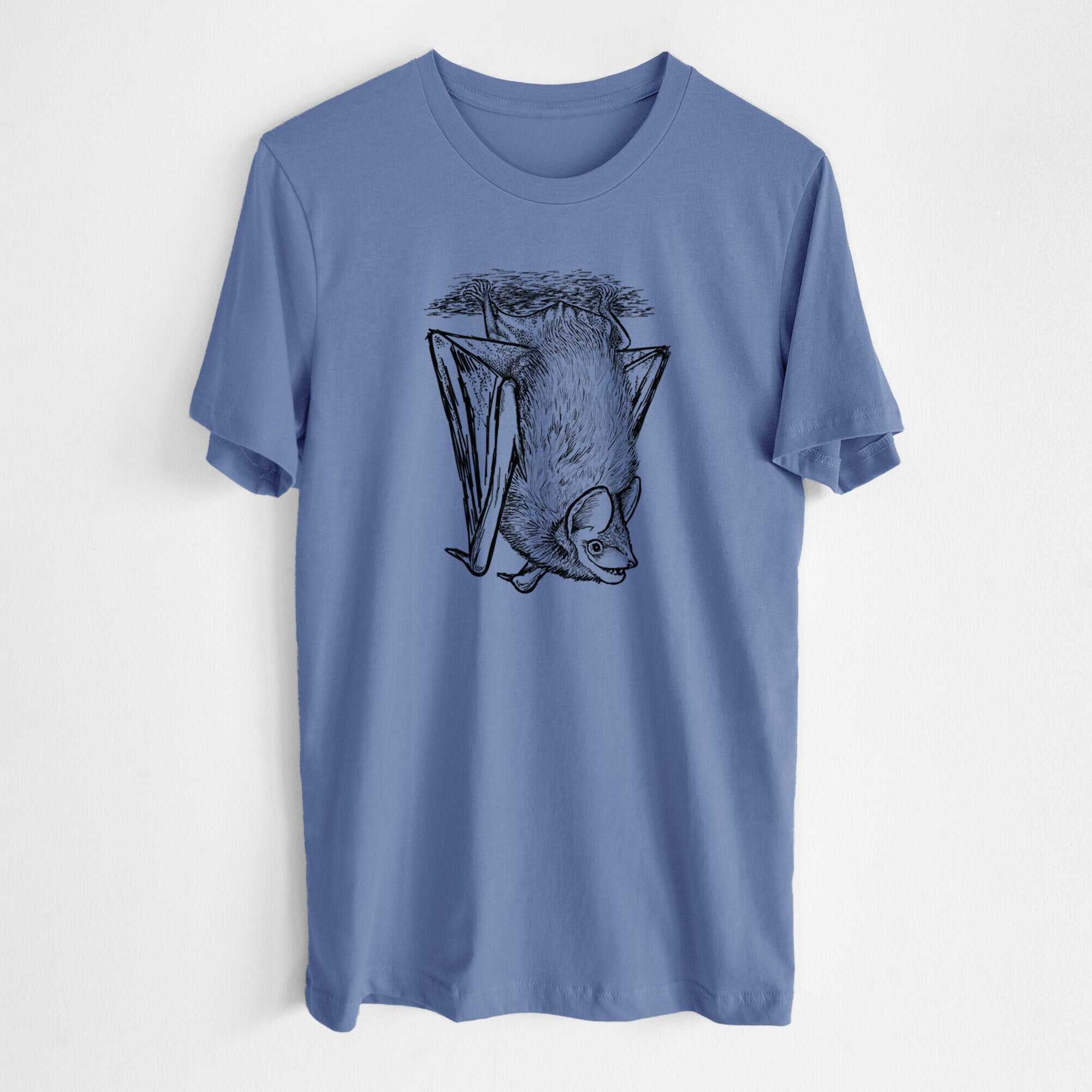 Eptesicus fuscus - Big Brown Bat - Lightweight 100% Cotton Unisex Crewneck