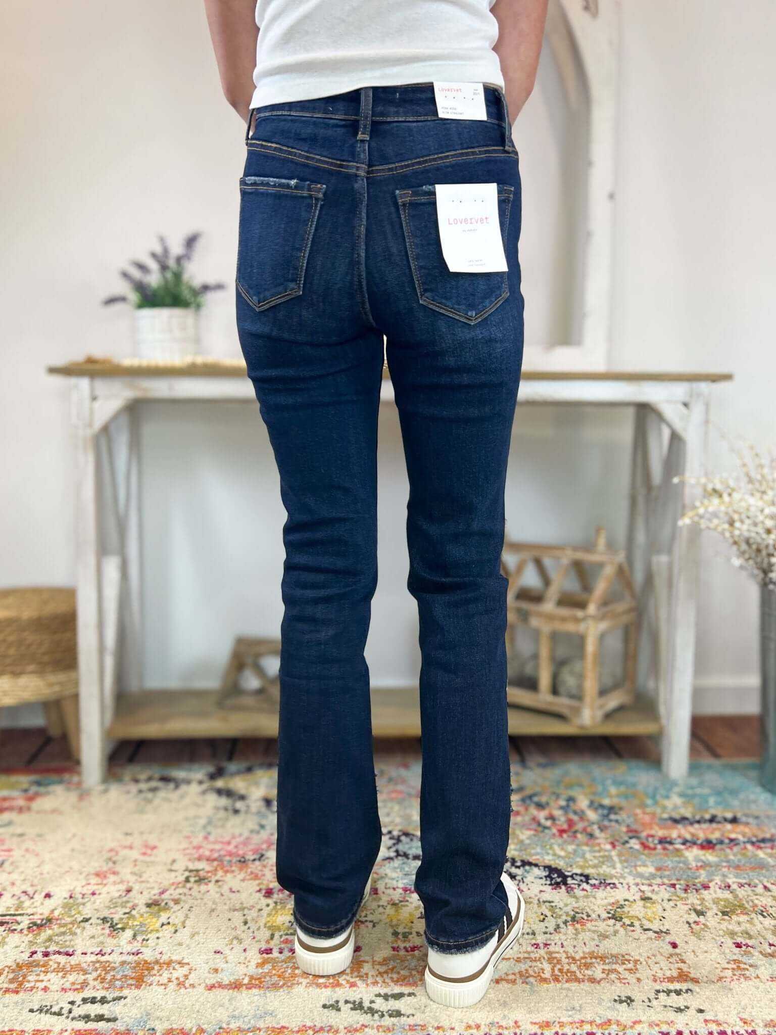 Lovervet by Vervet Day Dream Slim Straight Jeans