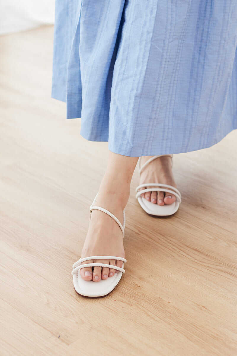 Jamie Sandals in Milk
