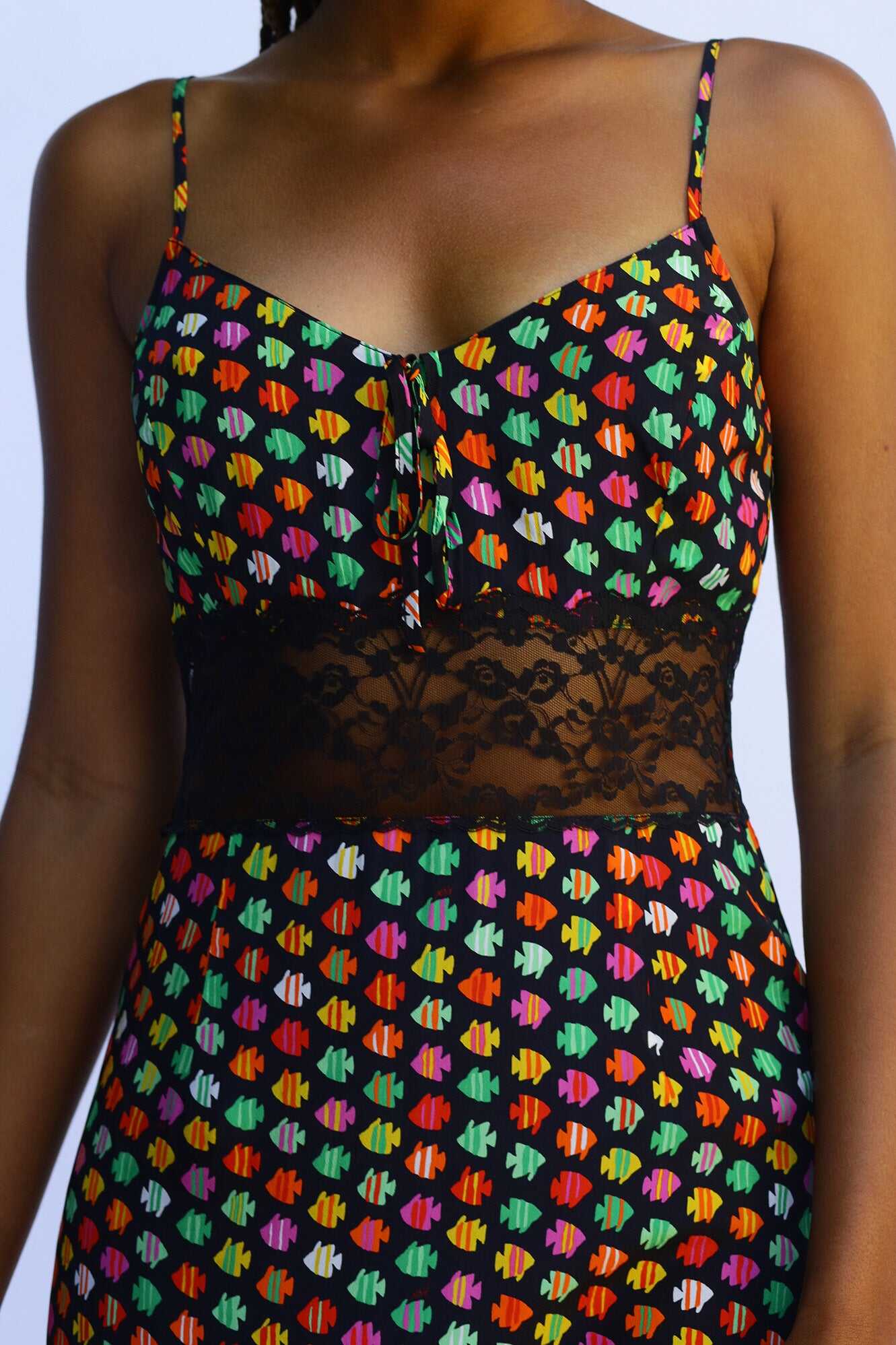 Chrissy Lace Slip Dress