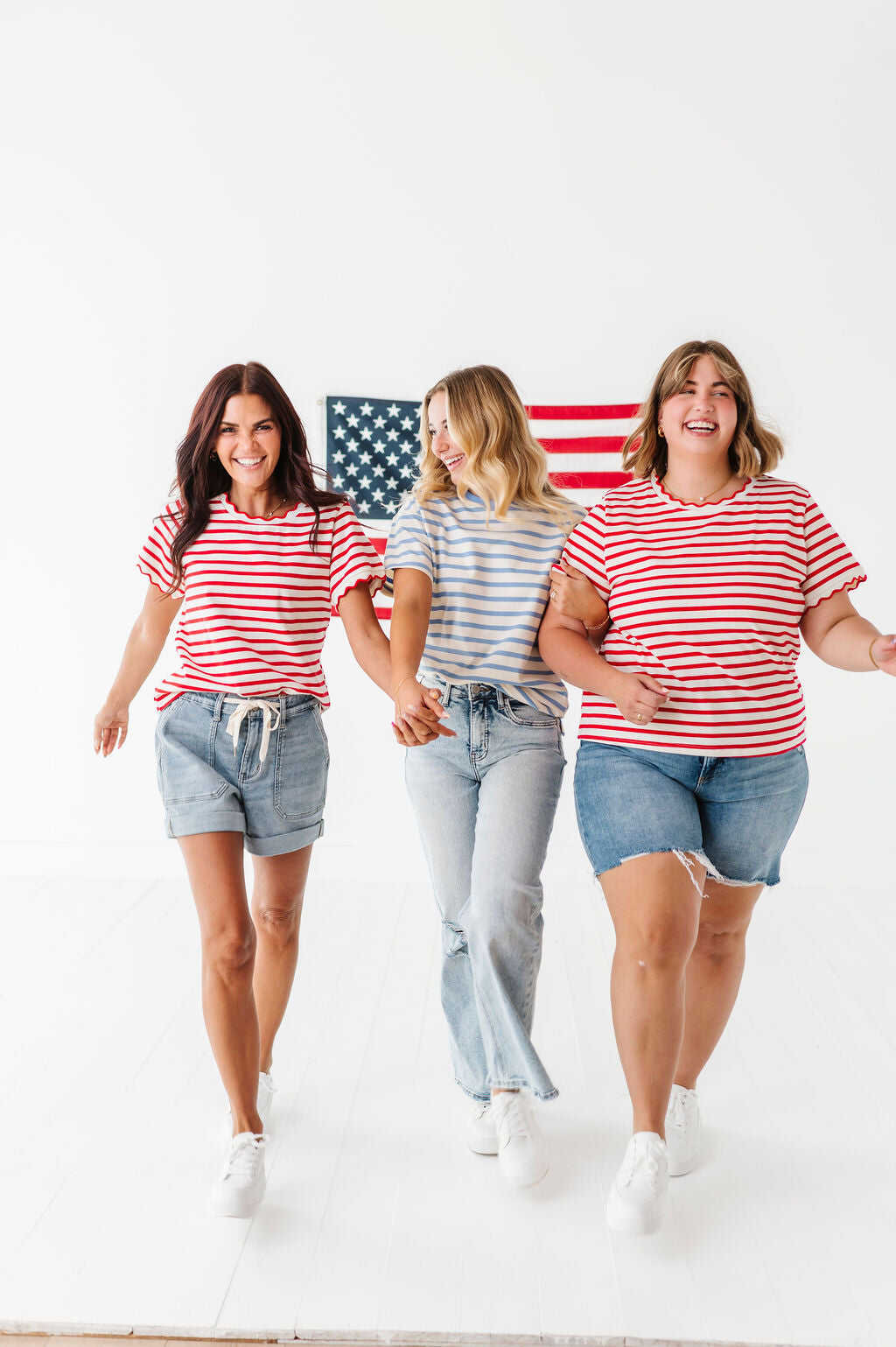 Lincoln Striped Top - Size 3XL Left