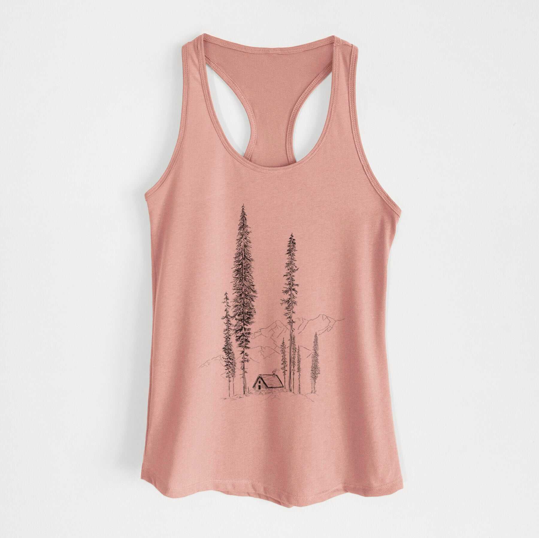 Mountain Pine Cabin Retreat - Women's Racerback Tanktop