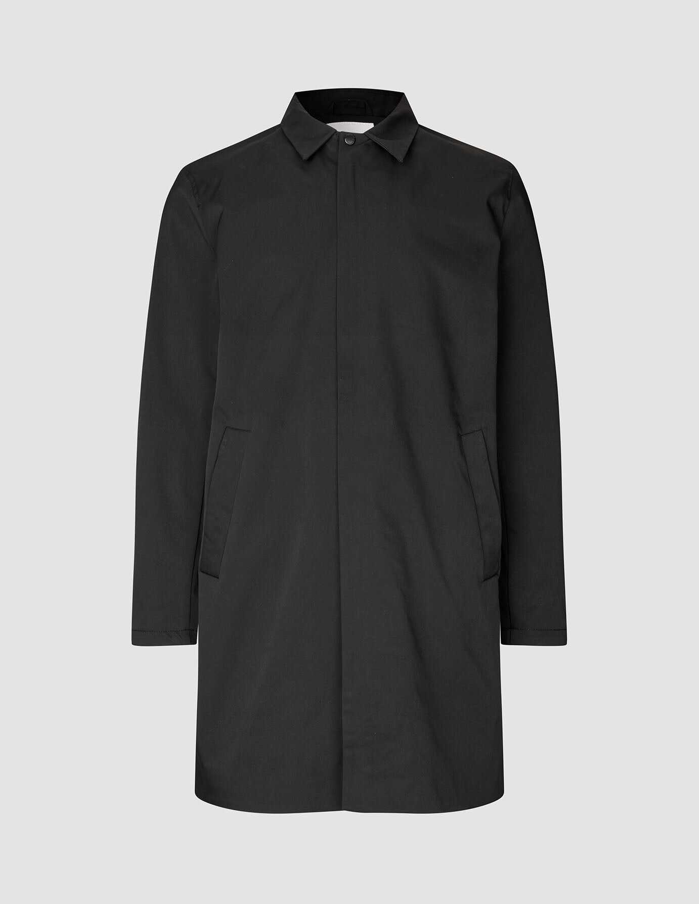 Waterproof Trench Coat Black