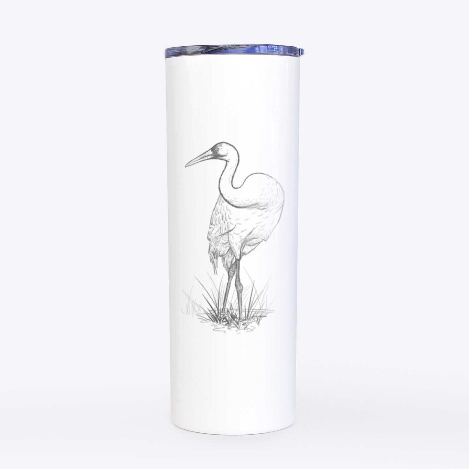 Whooping Crane - Grus americana - 20oz Skinny Tumbler