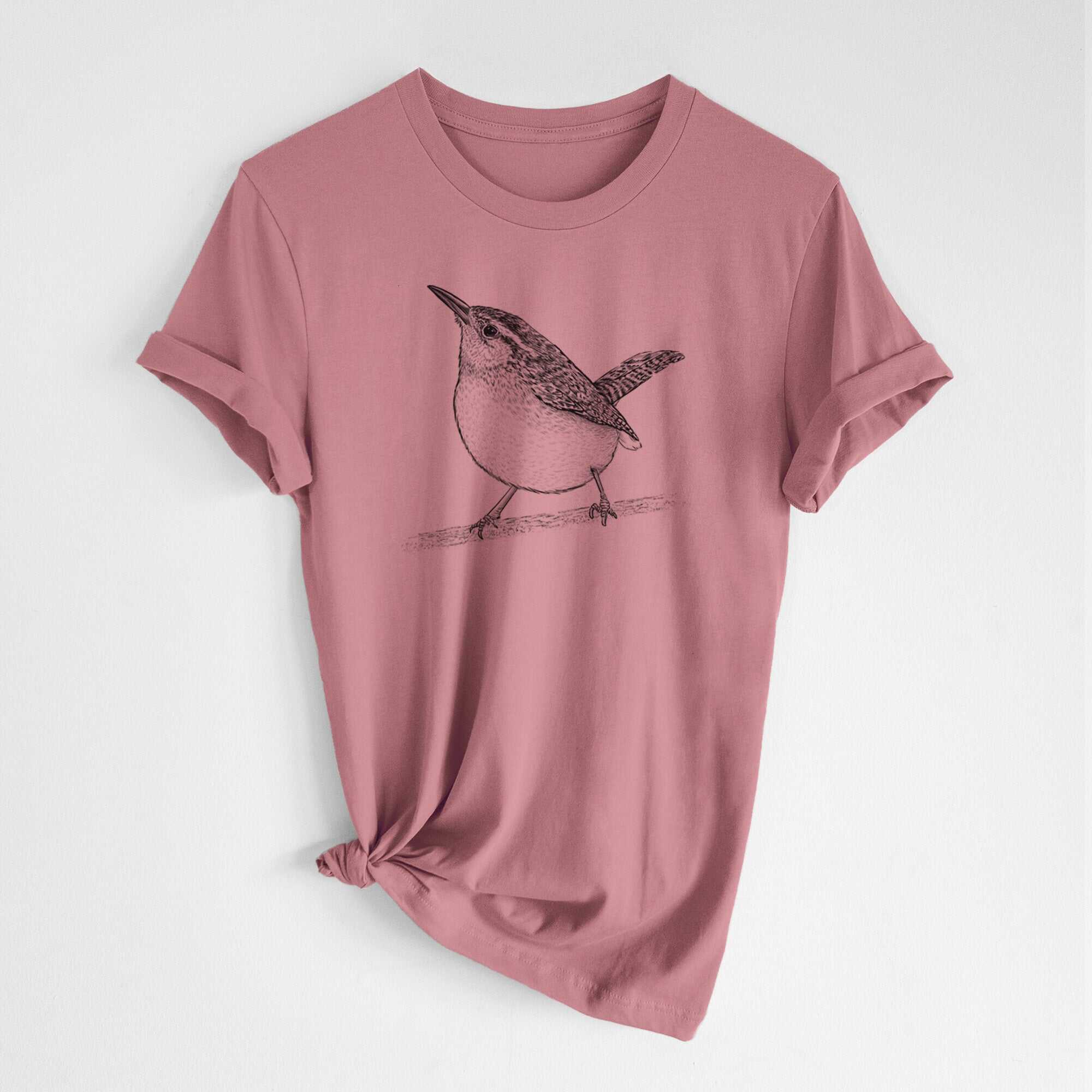 Carolina Wren - Thryothorus ludovicianus - Lightweight 100% Cotton Unisex Crewneck